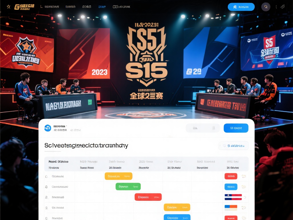 随着电竞行业的蓬勃发展，英雄联盟全球总决