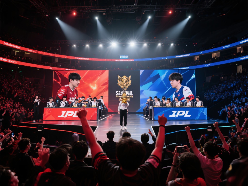 S14全球总决赛的决赛舞台上，两支顶尖战